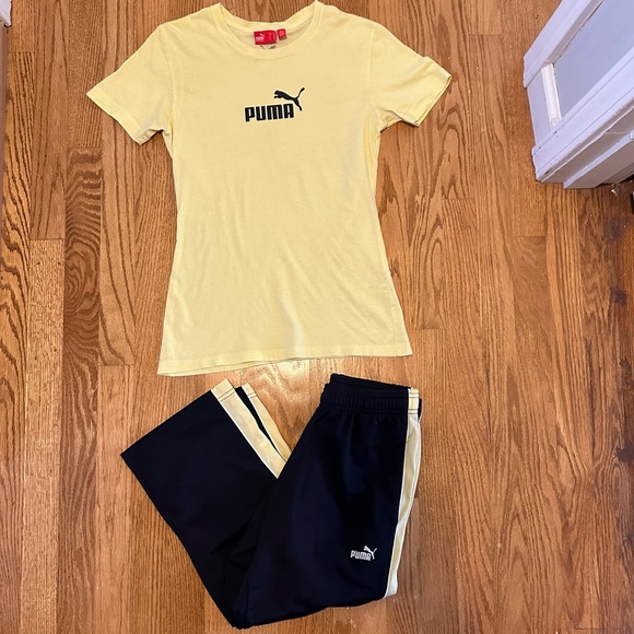 Puma Matching Shirt and Capri Pants - Picture 1 of 12